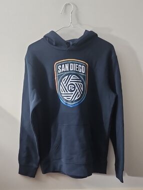 San Diego FC Navy Hooded Pullover Sweatshirt